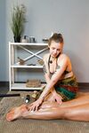 Breasts to Back Massage with Foam by Yolana to Lina