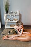 Breasts to Back Massage with Foam by Yolana to Lina