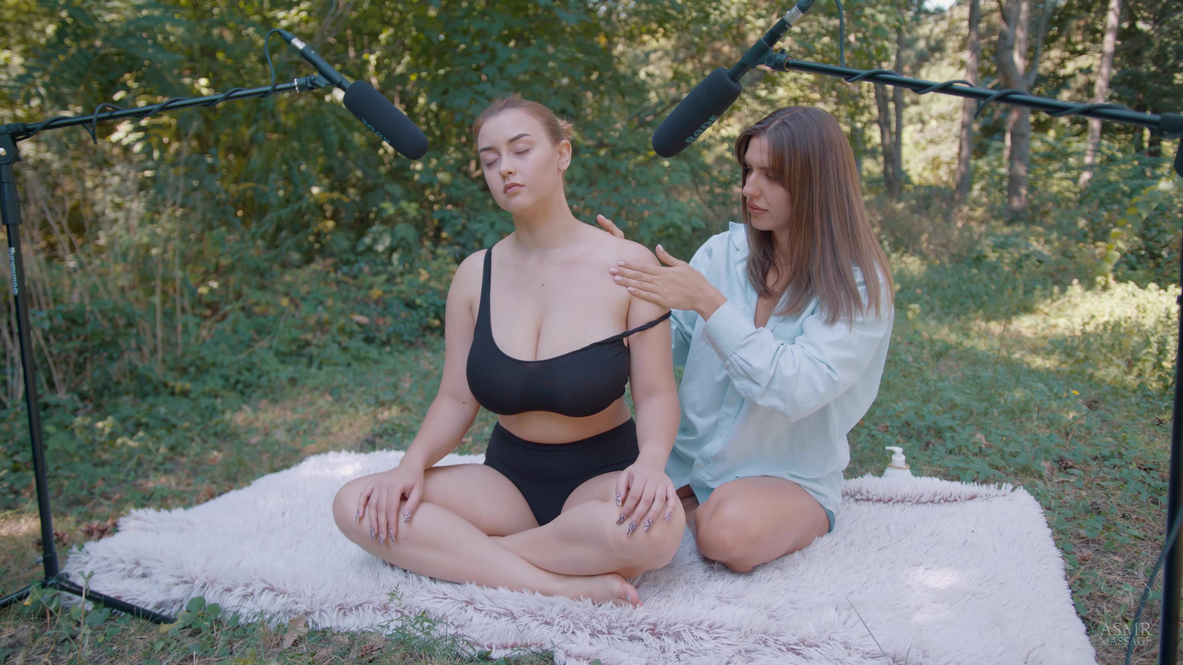 Shoulders Massage on Nature by Olga