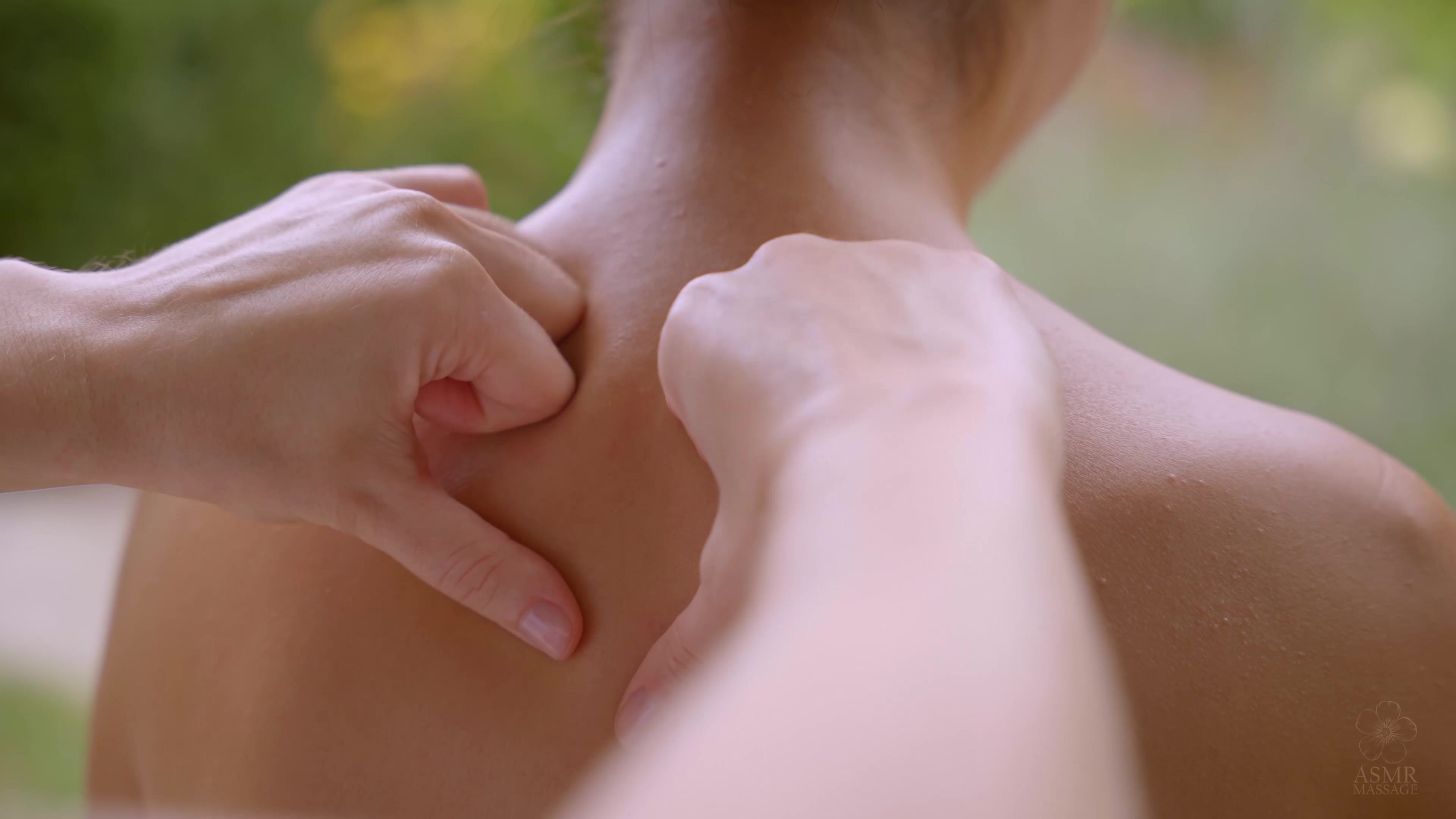 Shoulders Massage in Garden by Anna