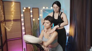 Neck and Shoulders Massage on Chair by Anna