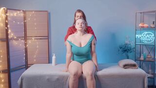 Relaxing Shoulders Massage on Table by Olga