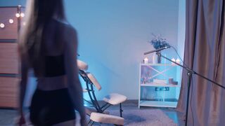 Back Massage on Massage Chair by Olga