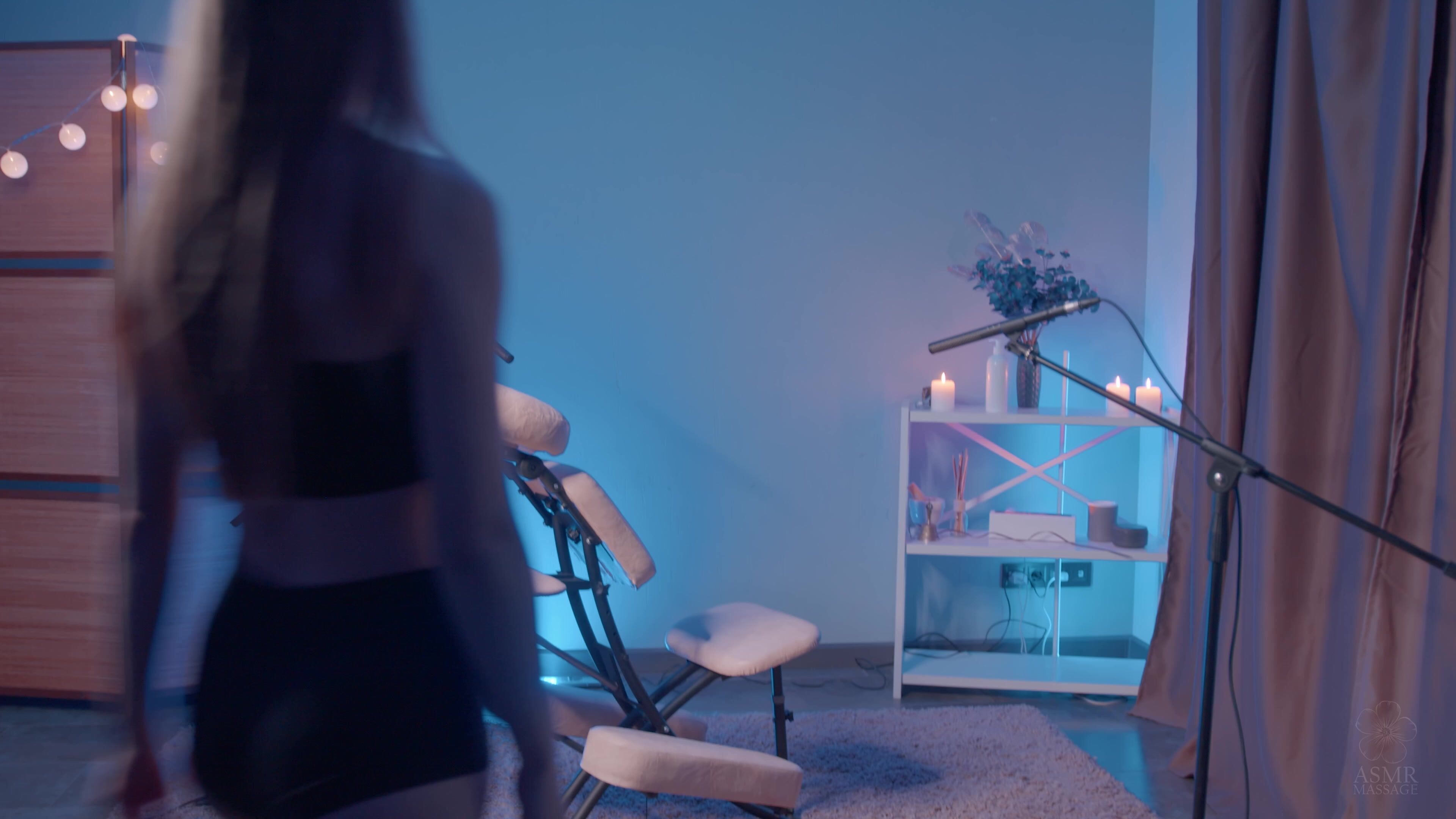 Back Massage on Massage Chair by Olga