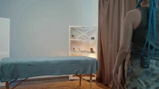 Tension Reduce relaxin ASMR Massage by Anna to Sandra Whispering